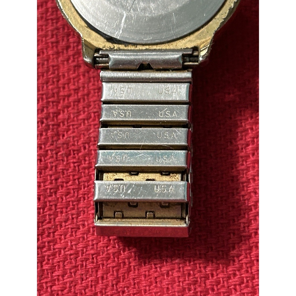 Vintage Men's 1970's Timex 35mm - Gold Tone Manual Date Time Wind Rare Working - Picture 12 of 13